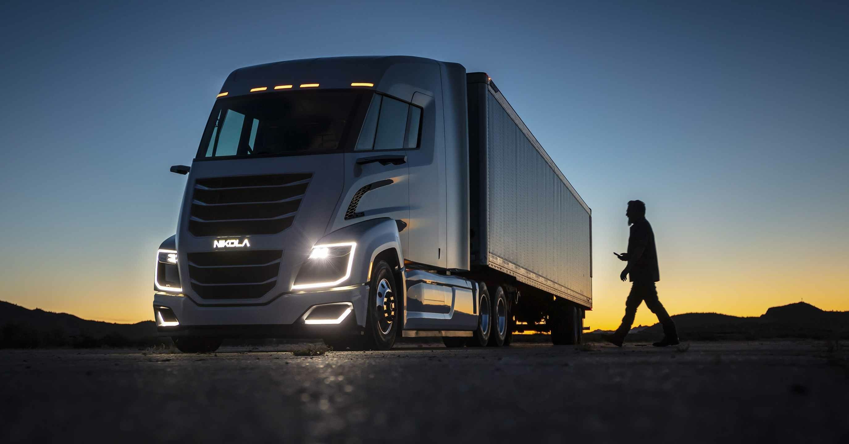 Nikola электрогрузовик. Nikola Iveco Trucks.