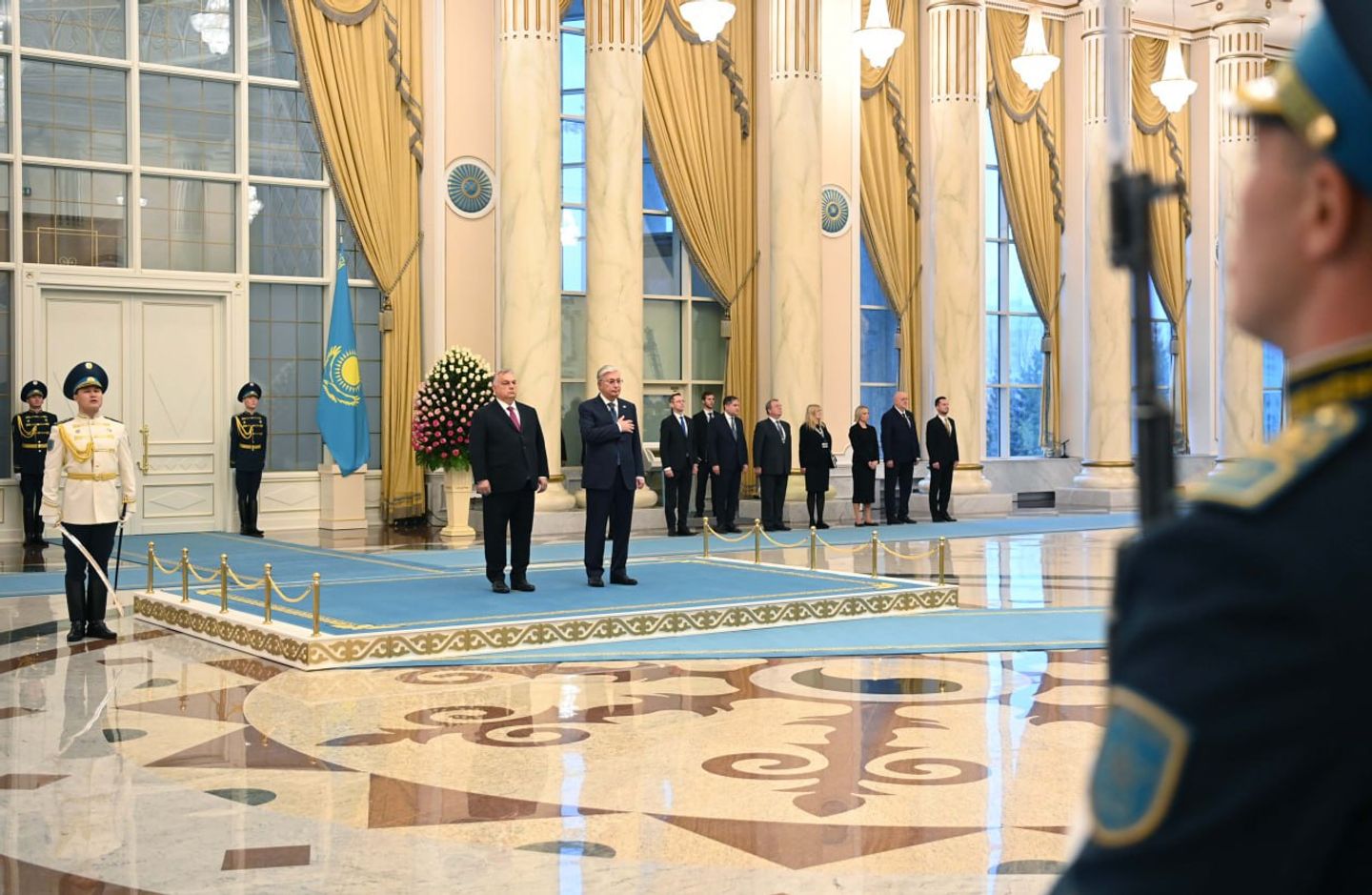 В Акорде состоялась церемония встречи премьер-министра Венгрии   2526572 — Kapital.kz 