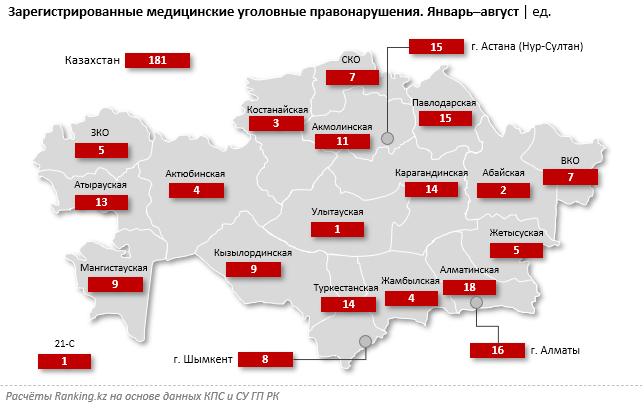 Карта уголовных правонарушений