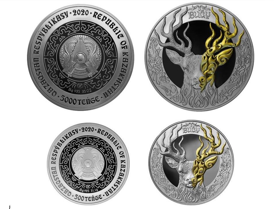 Нацбанк выпустил коллекционные монеты BUǴY- Kapital.kz