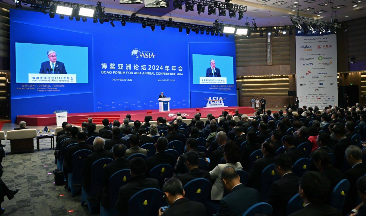Президент выступил на пленарной сессии Боаоского азиатского форума 2873796 — Kapital.kz 