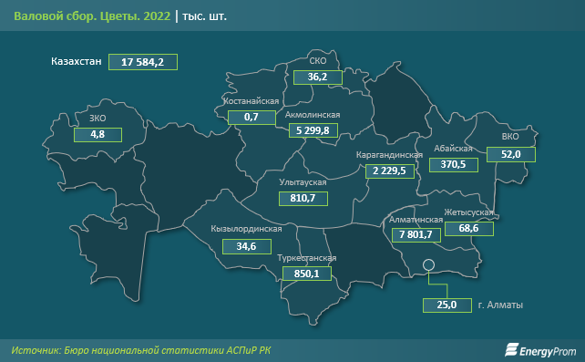 Цветы в Казахстане подорожали на 8% за год 2827384 — Kapital.kz 