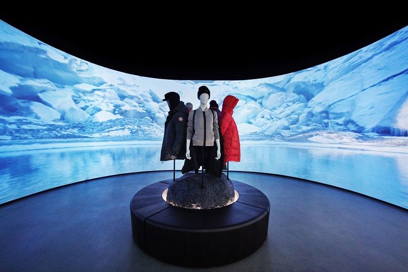 Зал в The Journey: A Canada Goose Experience — Kapital.kz 