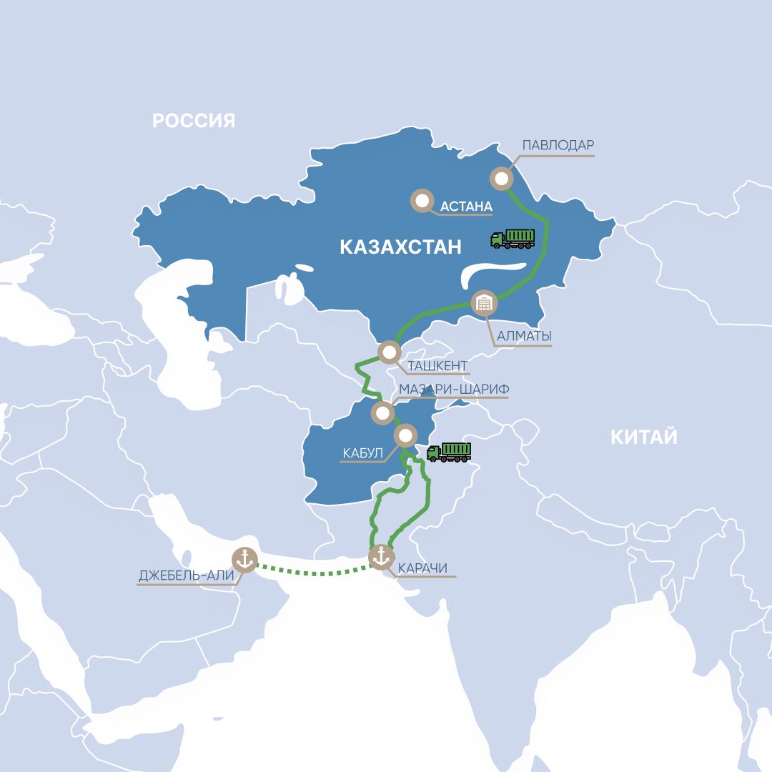 Организована первая мультимодальная перевозка через Трансафганский коридор 3070598 — Kapital.kz 