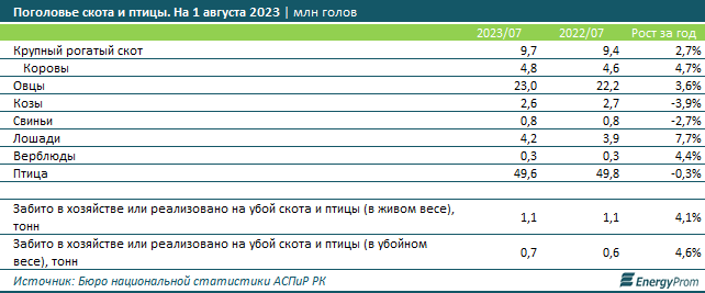 Производство мяса в стране увеличилось на 7% 2390554 — Kapital.kz 